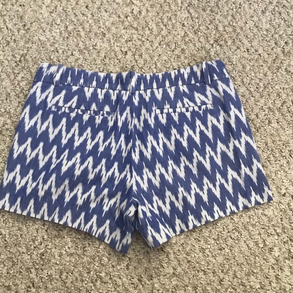 J. Crew Zig Zag Cotton Shorts - Picture 2 of 4